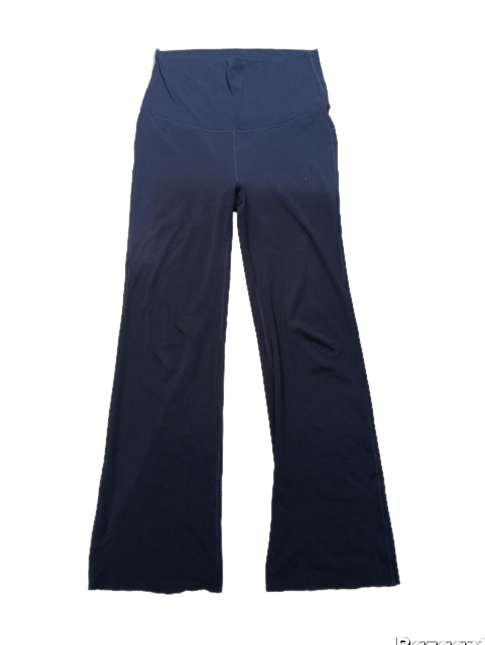 Isabel By Ingrid+isabel Black Highwaisted Flared Maternity Leggings |Sz S